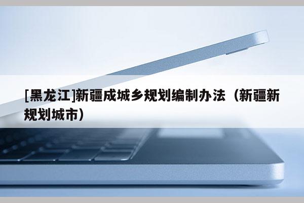 [黑龙江]新疆成城乡规划编制办法（新疆新规划城市）