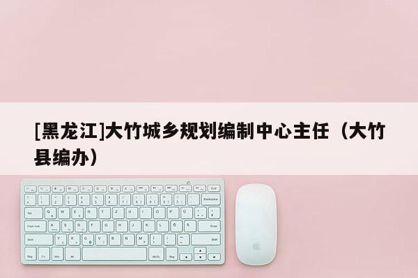 [黑龙江]大竹城乡规划编制中心主任（大竹县编办）