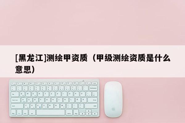 [黑龙江]测绘甲资质（甲级测绘资质是什么意思）