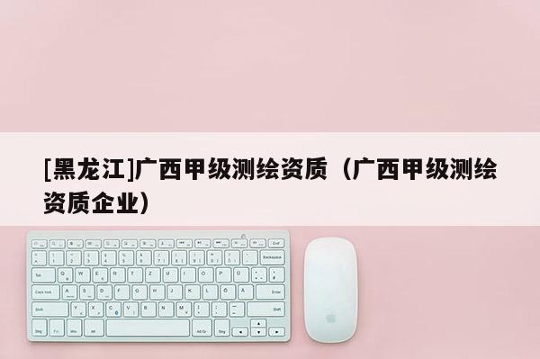 [黑龙江]广西甲级测绘资质（广西甲级测绘资质企业）