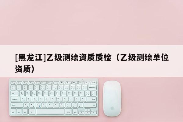 [黑龙江]乙级测绘资质质检（乙级测绘单位资质）