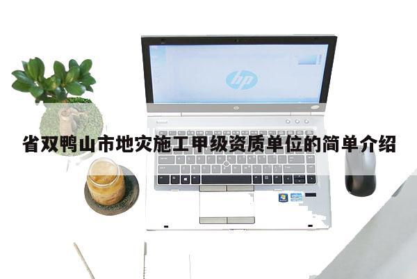 省双鸭山市地灾施工甲级资质单位的简单介绍